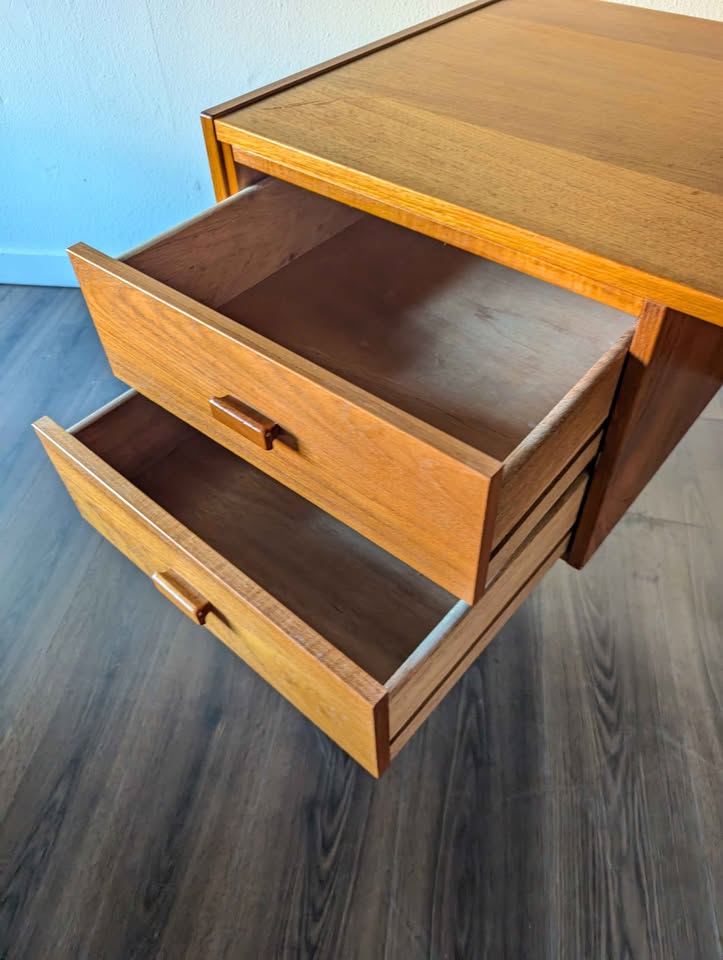 Danish Modern Large Teak MCM Desk by Jesper