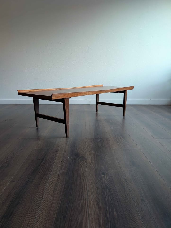 MCM Walnut Surfboard Coffee Table by Lane