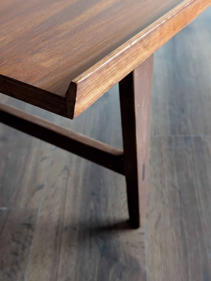 MCM Walnut Surfboard Coffee Table by Lane
