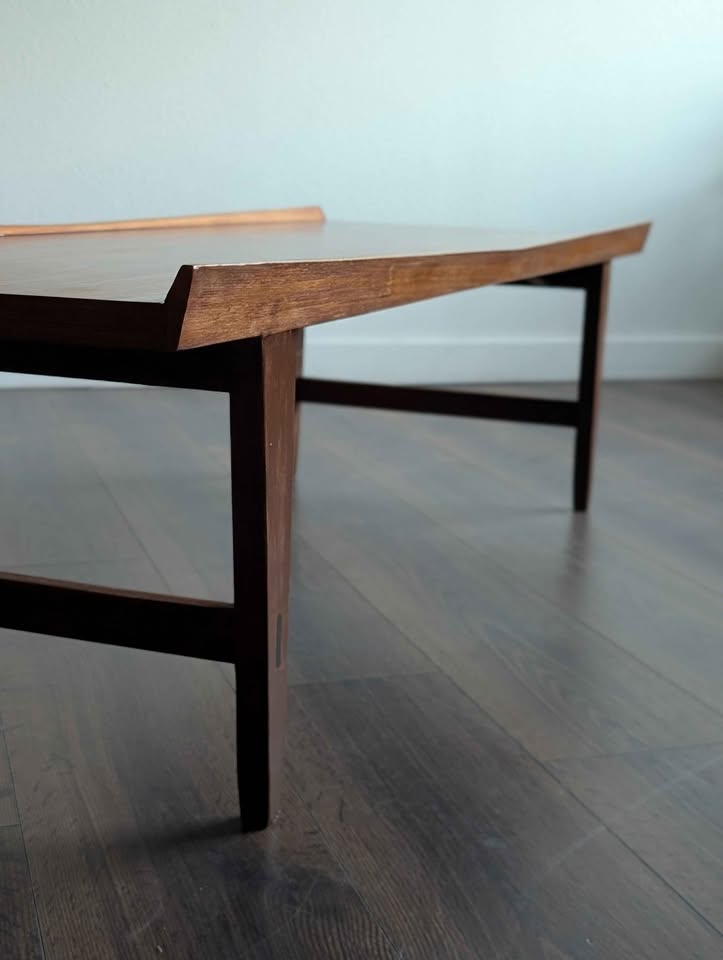 MCM Walnut Surfboard Coffee Table by Lane