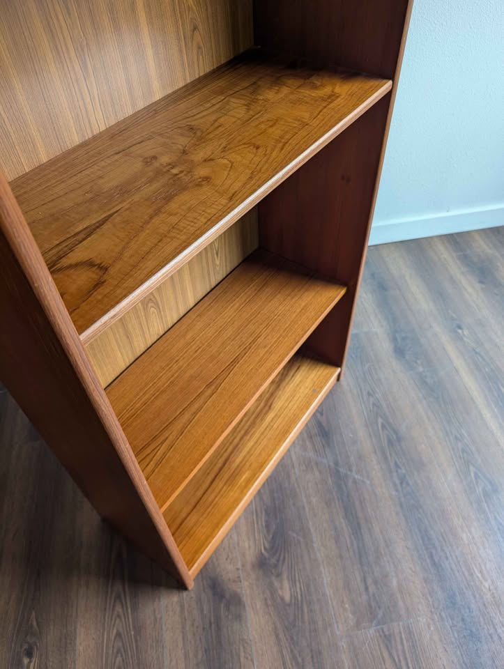 Danish Modern 5 Tiered Teak MCM Bookshelf