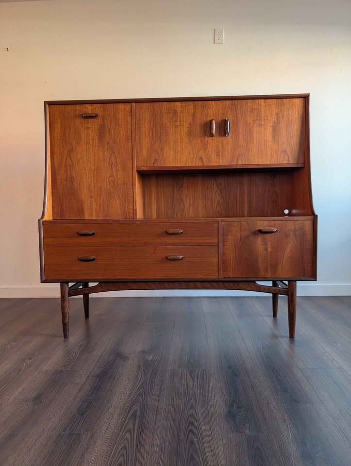 G Plan Fresco Teak Highboard Credenza