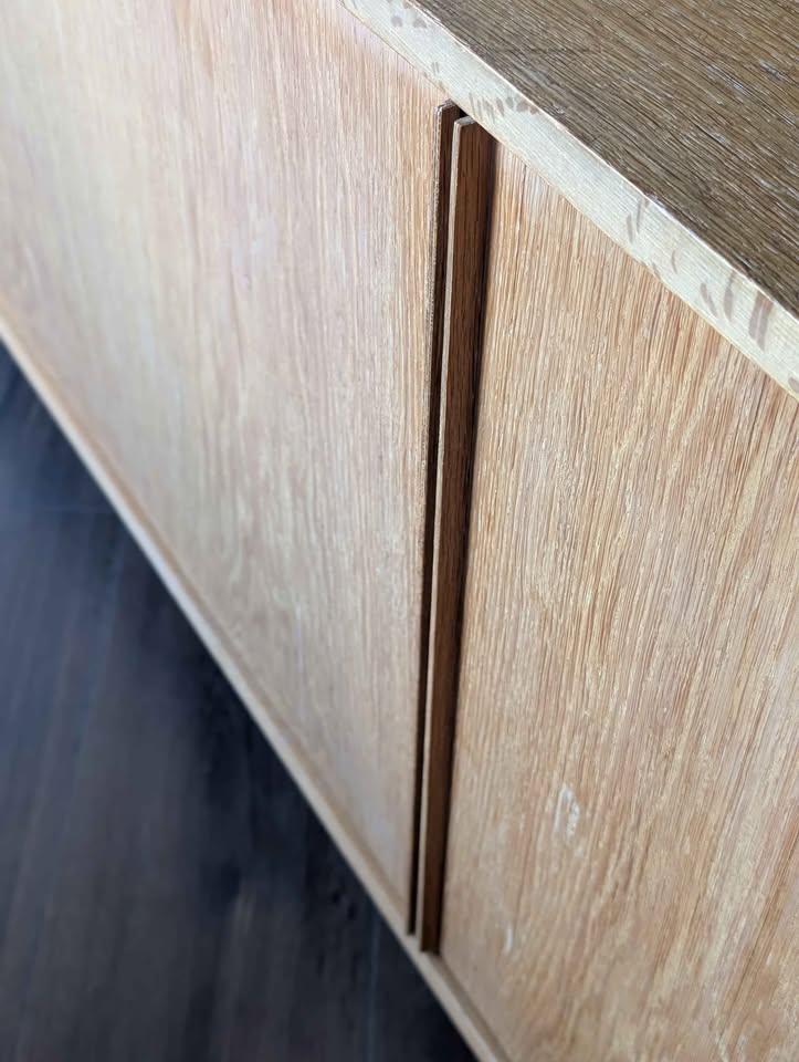 Niels Koefed Tambour Door Credenza for Hornslet Mobelfabrik