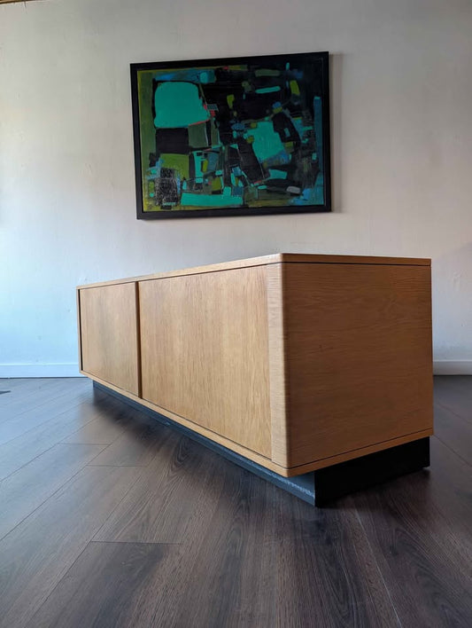 Niels Koefed Tambour Door Credenza for Hornslet Mobelfabrik