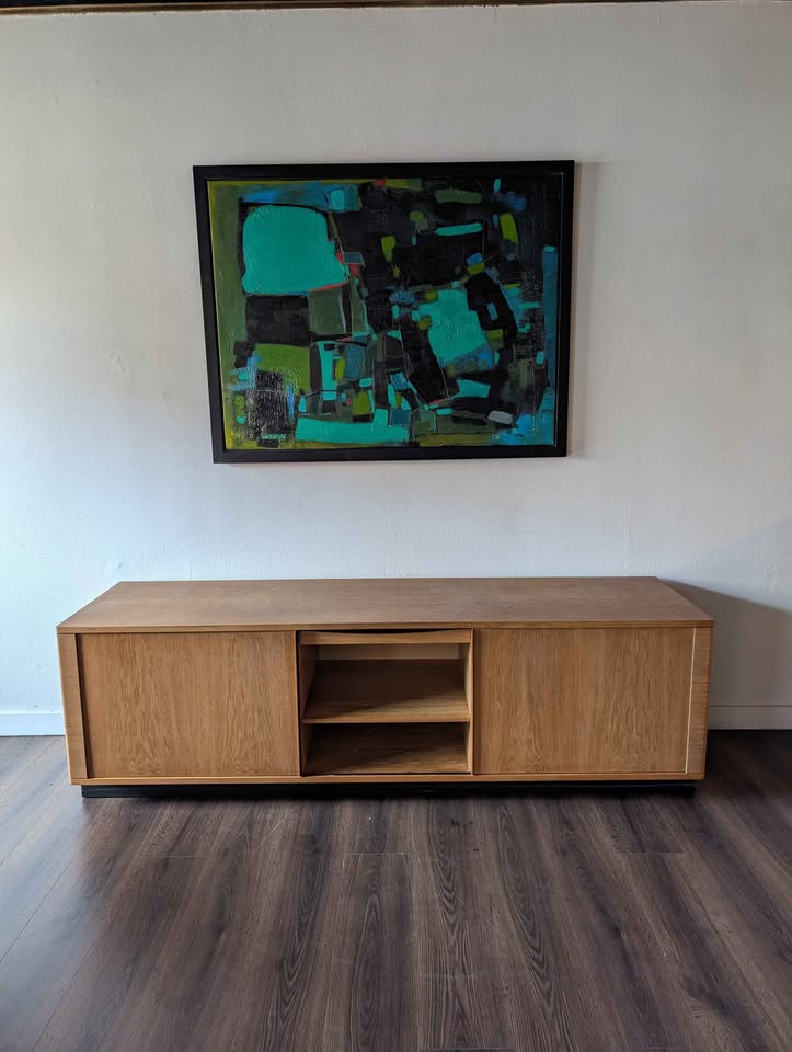Niels Koefed Tambour Door Credenza for Hornslet Mobelfabrik