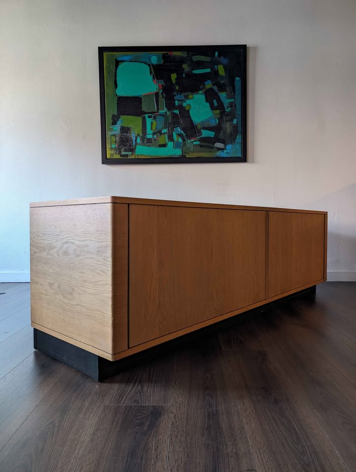 Niels Koefed Tambour Door Credenza for Hornslet Mobelfabrik