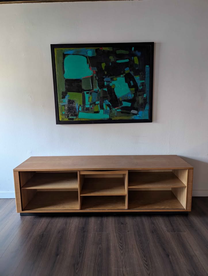 Niels Koefed Tambour Door Credenza for Hornslet Mobelfabrik