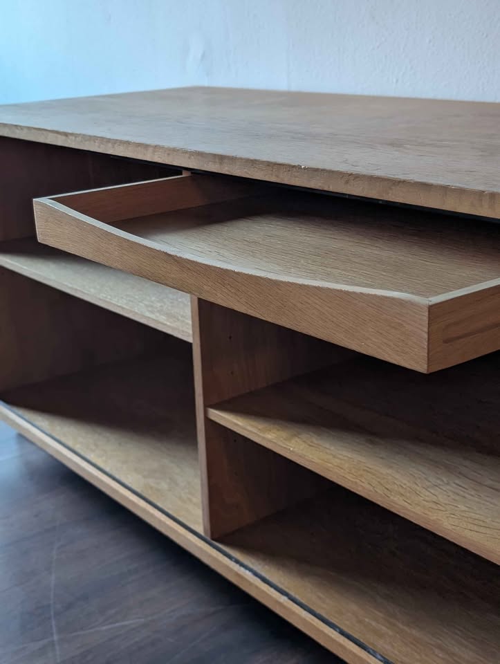 Niels Koefed Tambour Door Credenza for Hornslet Mobelfabrik