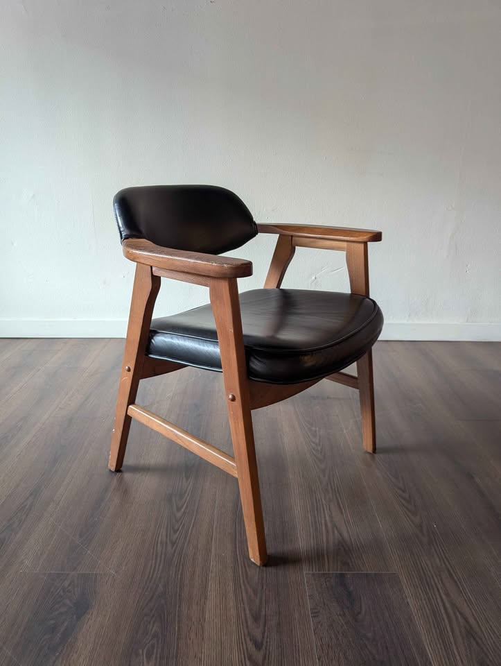 Pair of MCM Walnut Chairs