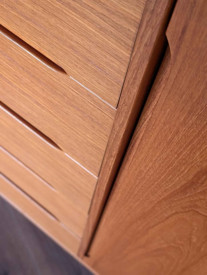 Teak Gentlemen's Chest / Highboy Dresser