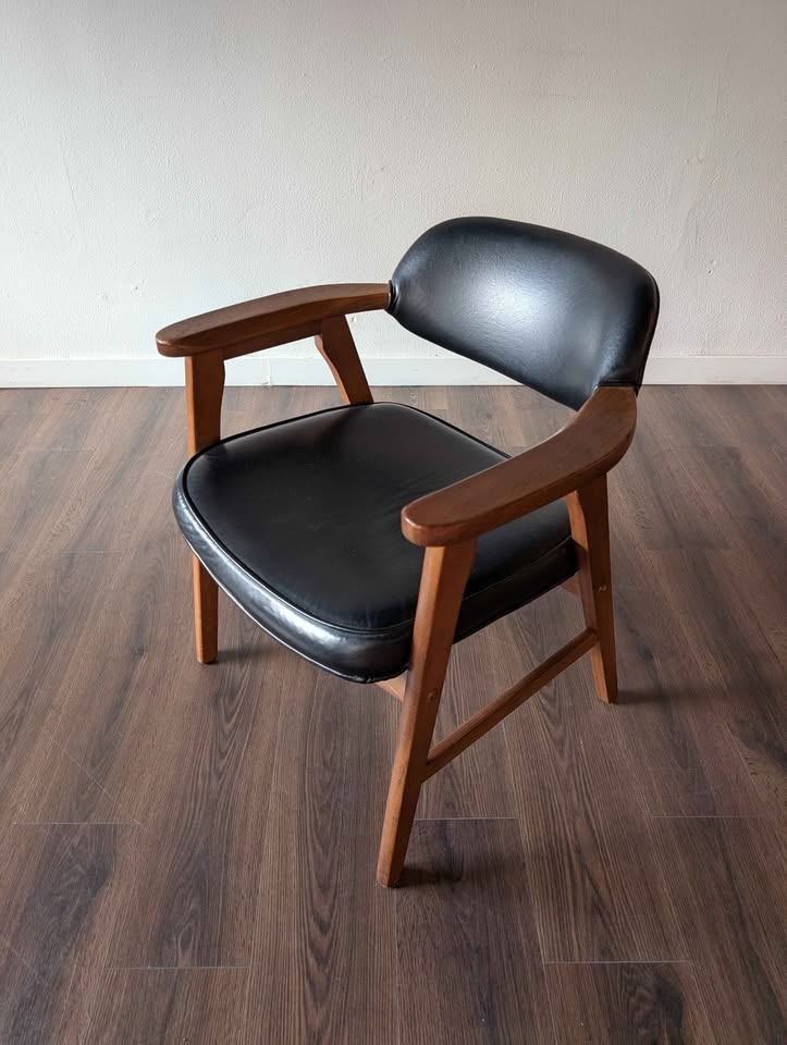 Pair of MCM Walnut Chairs