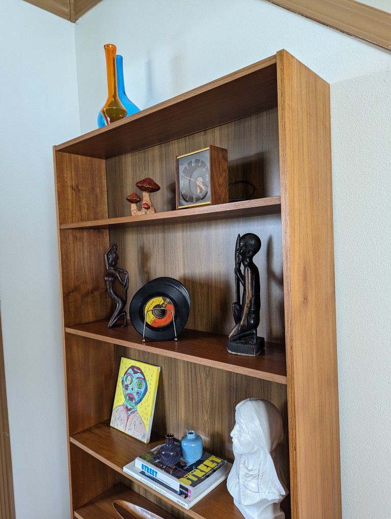 MCM Danish Modern Teak Bookshelf Wall Unit Made in Denmark!