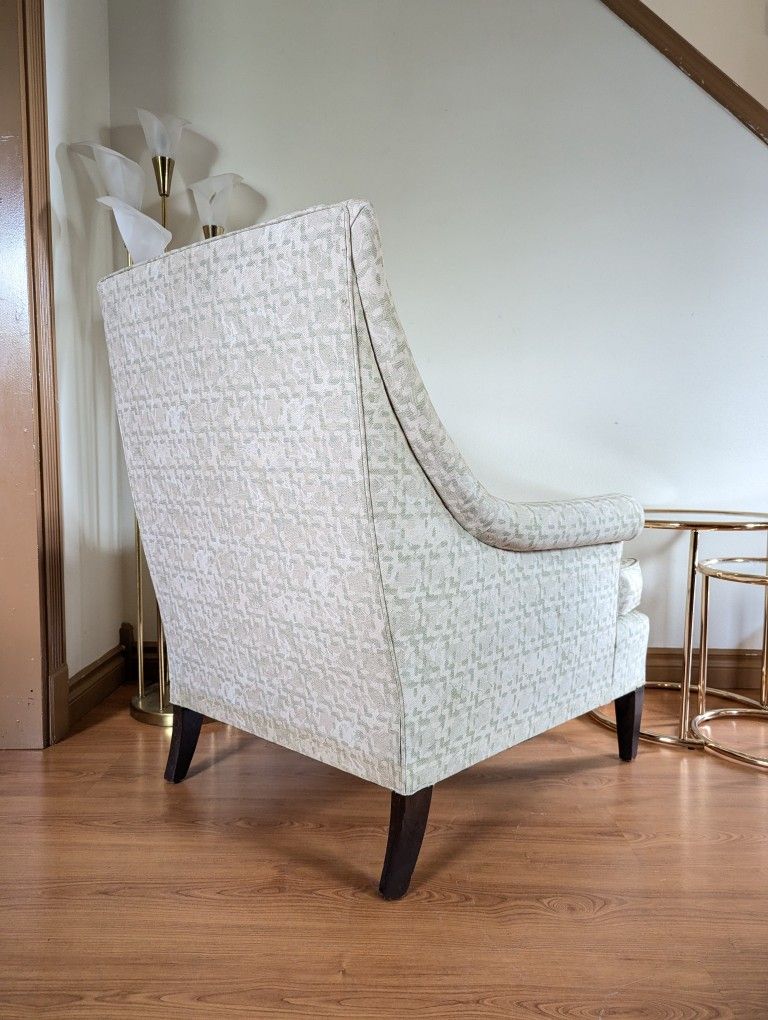 Mid Century Modern Upholstered Lounge Chair by Henredon