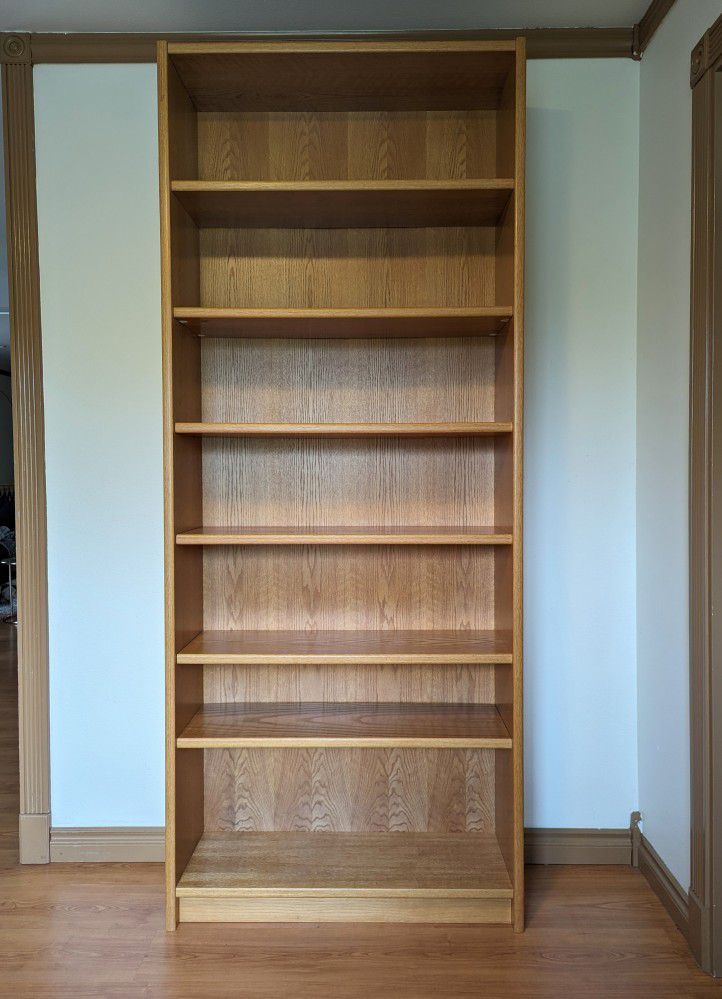 Large 7 Tiered Danish Modern Wood Bookshelf from Dania / Made in Denmark!