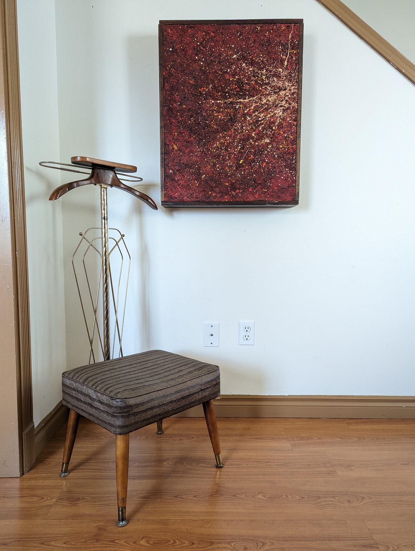 Abstract Splatter Pollock Style Painting