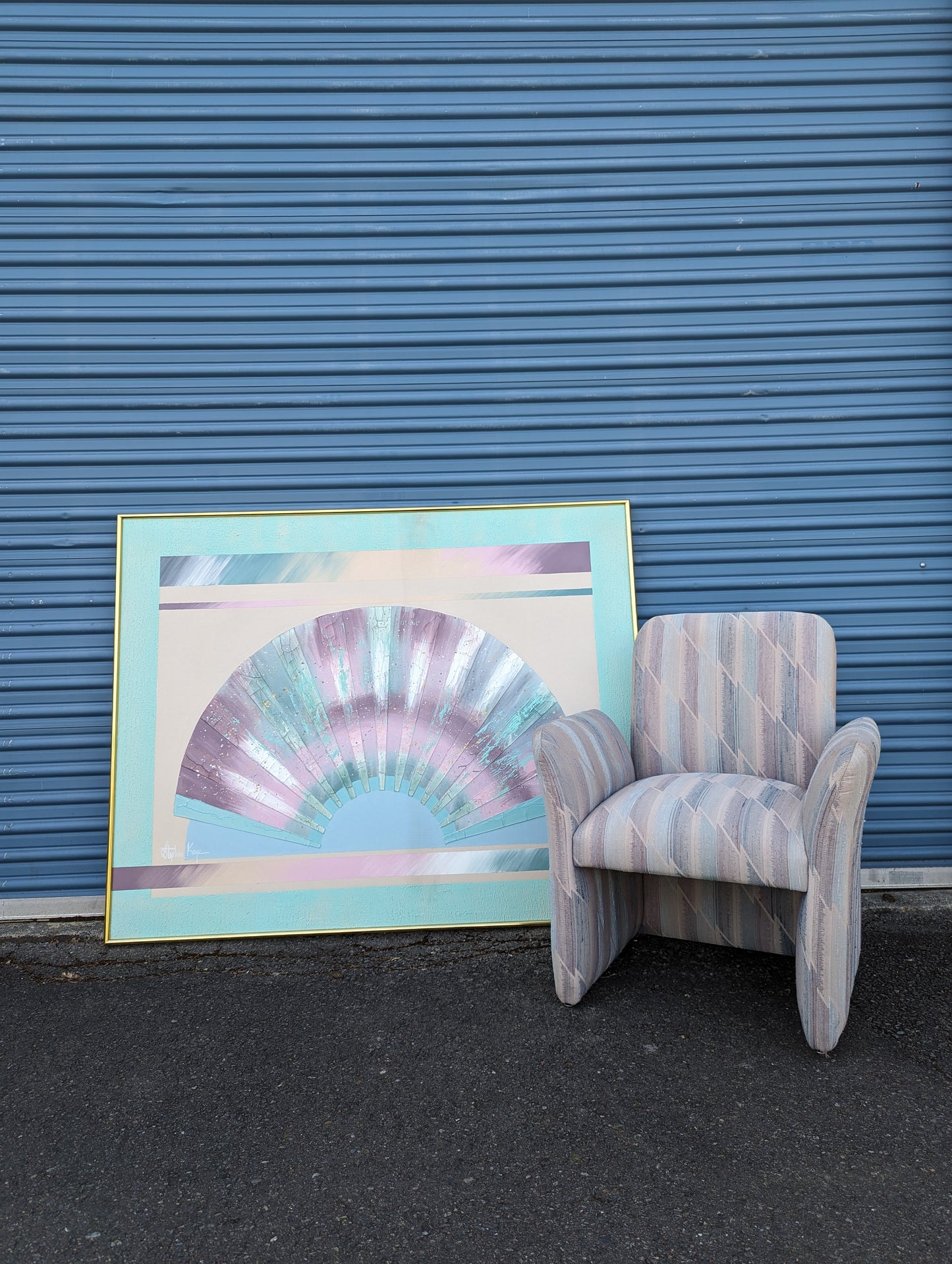 Postmodern Art Deco Revival Painting