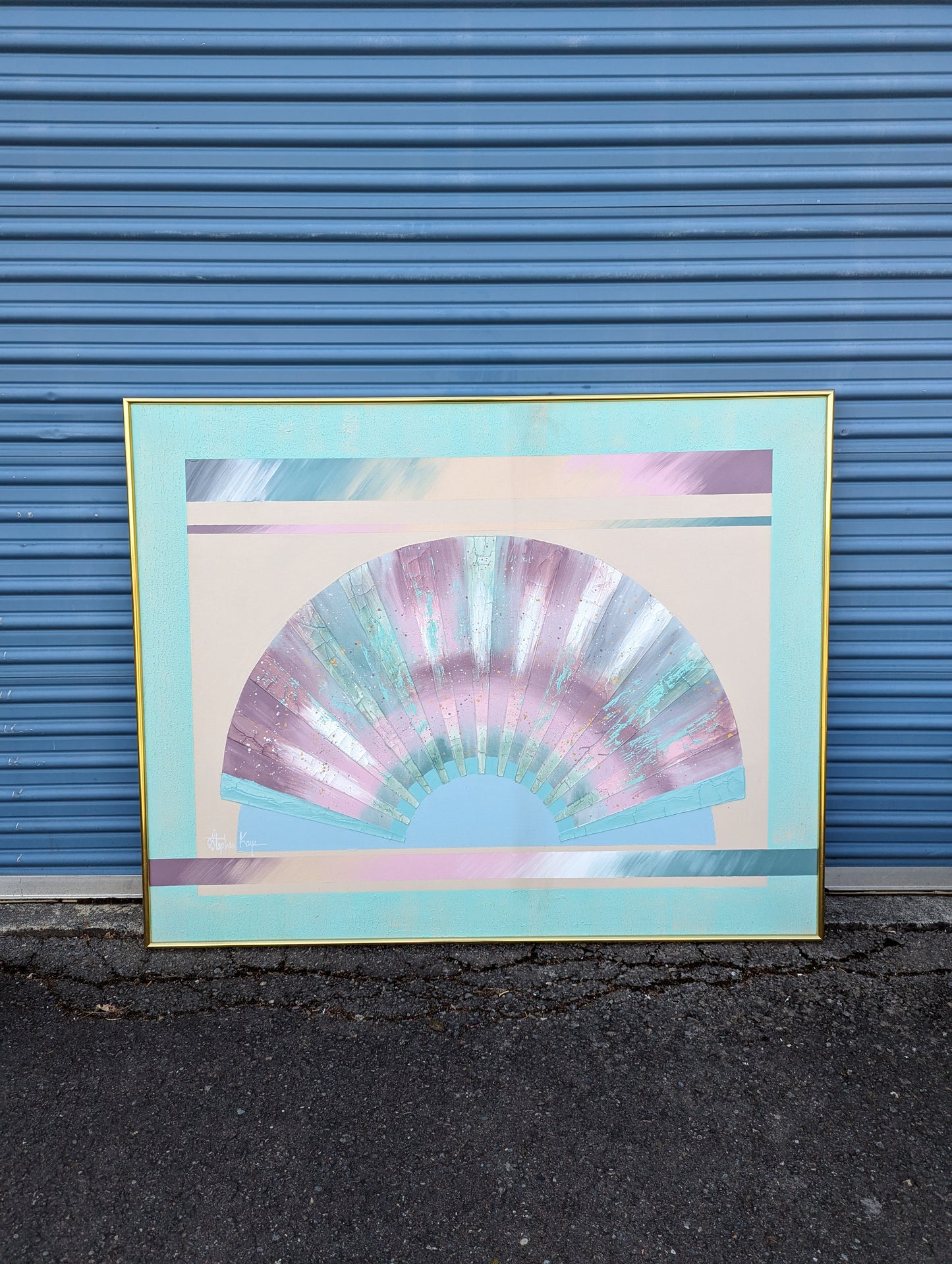 Postmodern Art Deco Revival Painting