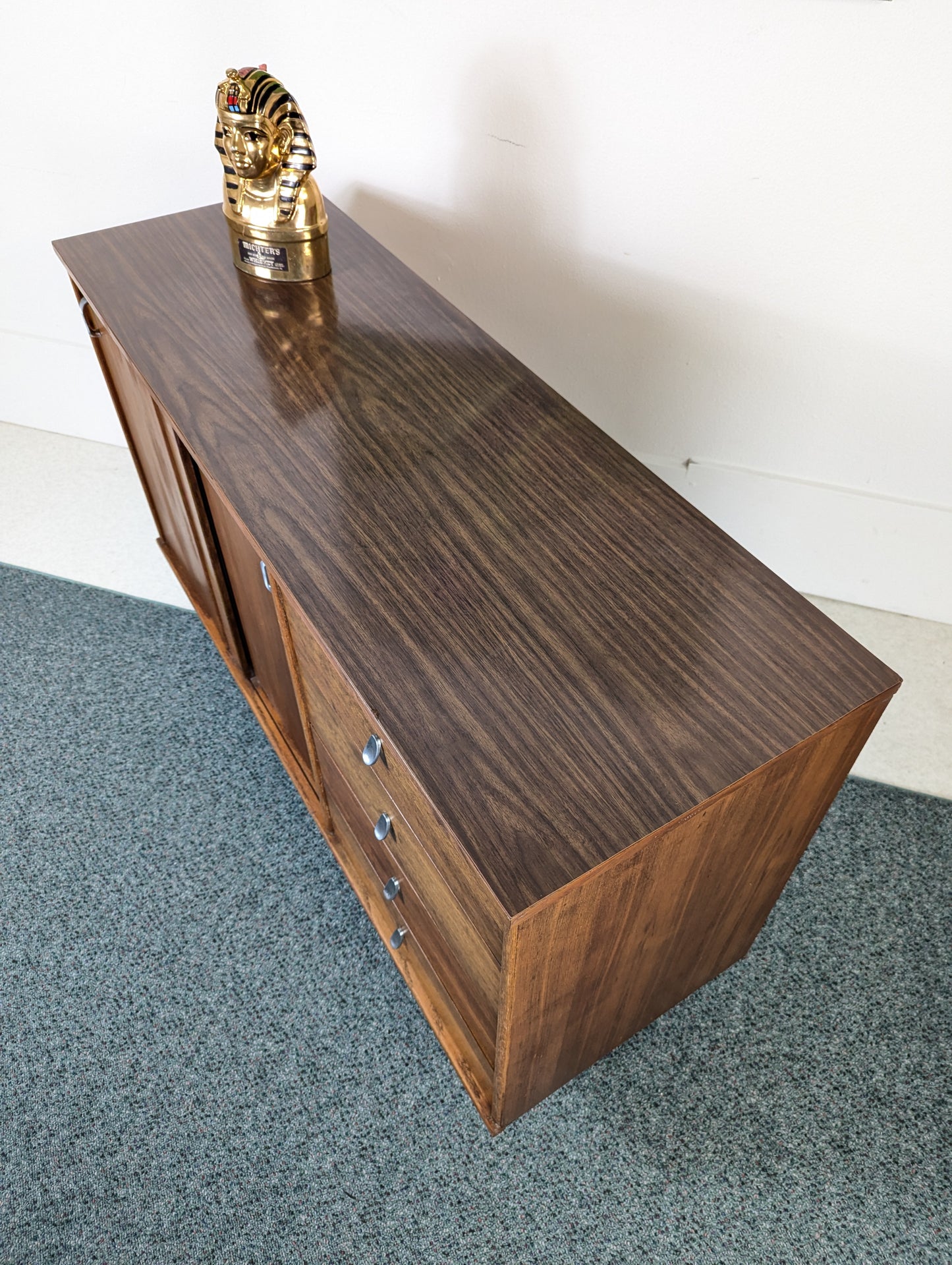 Mid Century Modern Walnut Credenza by Keller