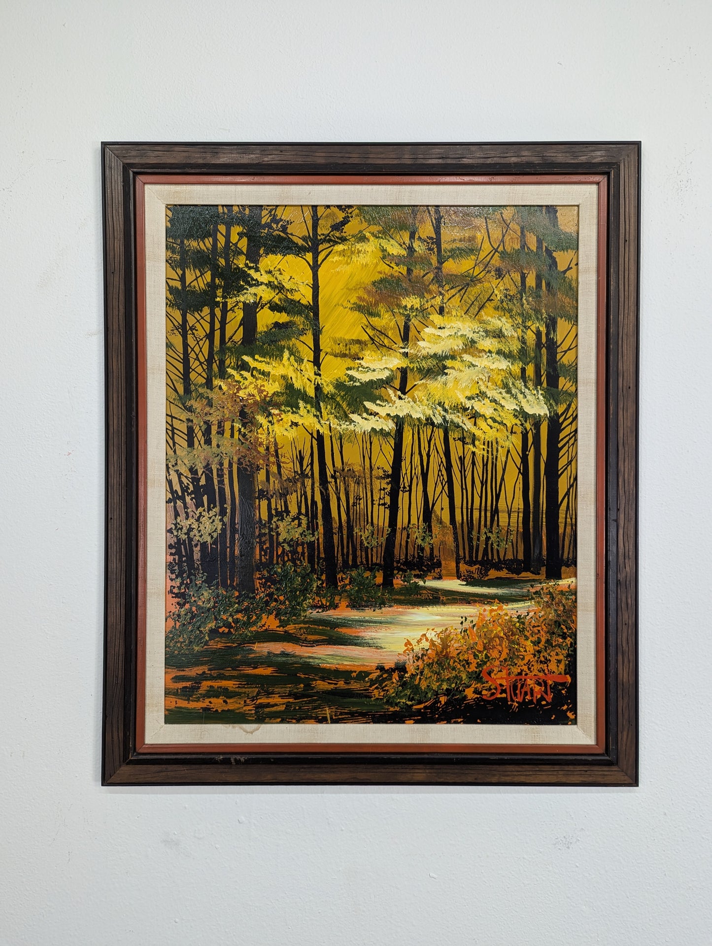 MCM Forest - scape Painting by Stuart