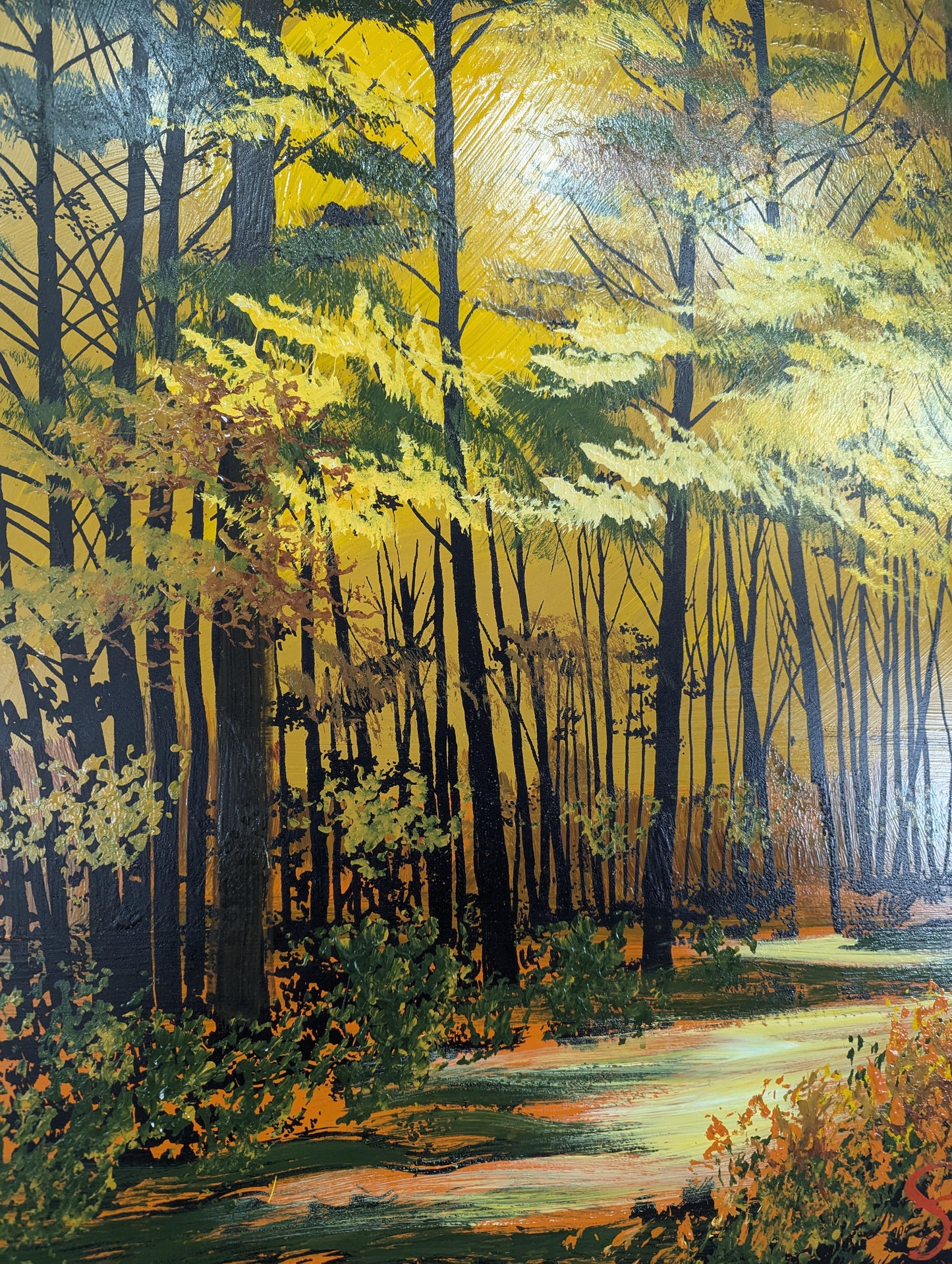 MCM Forest - scape Painting by Stuart
