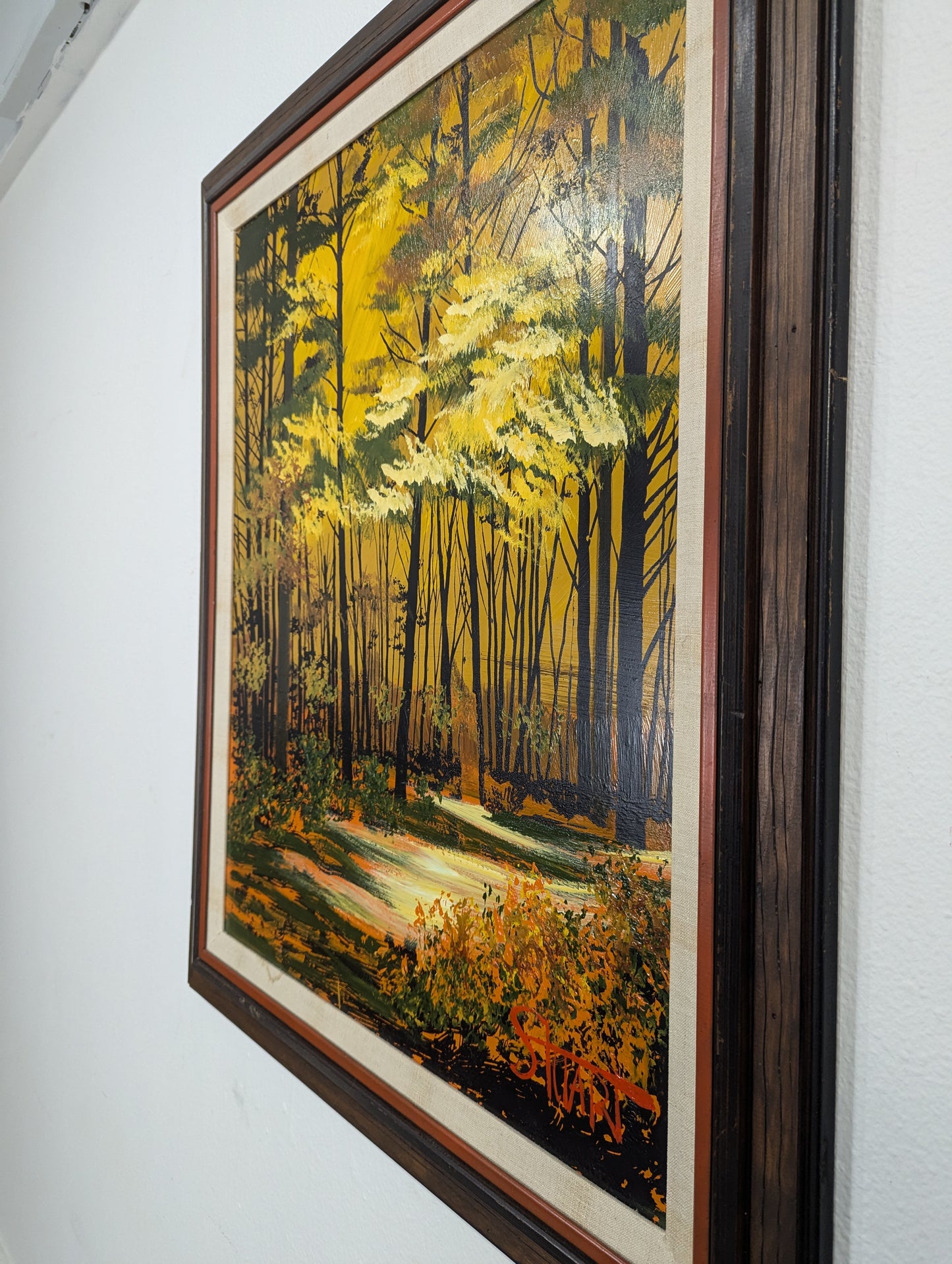 MCM Forest - scape Painting by Stuart