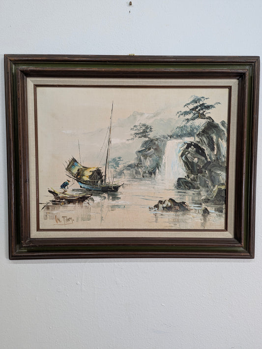 MCM Southeast Asian Fishing Boat by W. Tam