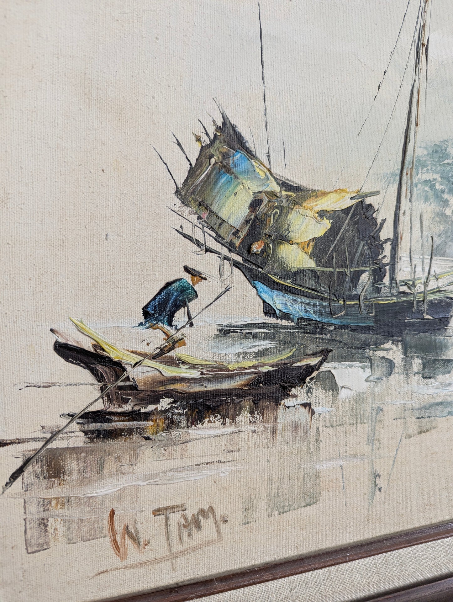 MCM Southeast Asian Fishing Boat by W. Tam