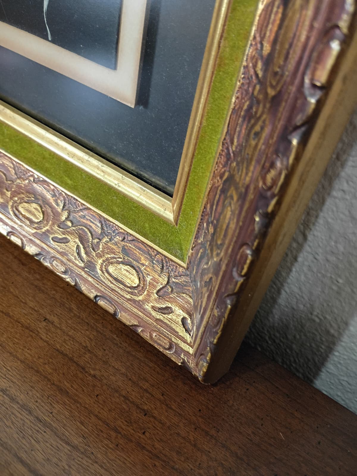 Vintage Mexican Feather Art