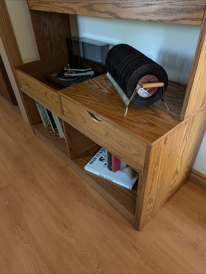 Mid Century Danish Modern Modular Record Cabinet