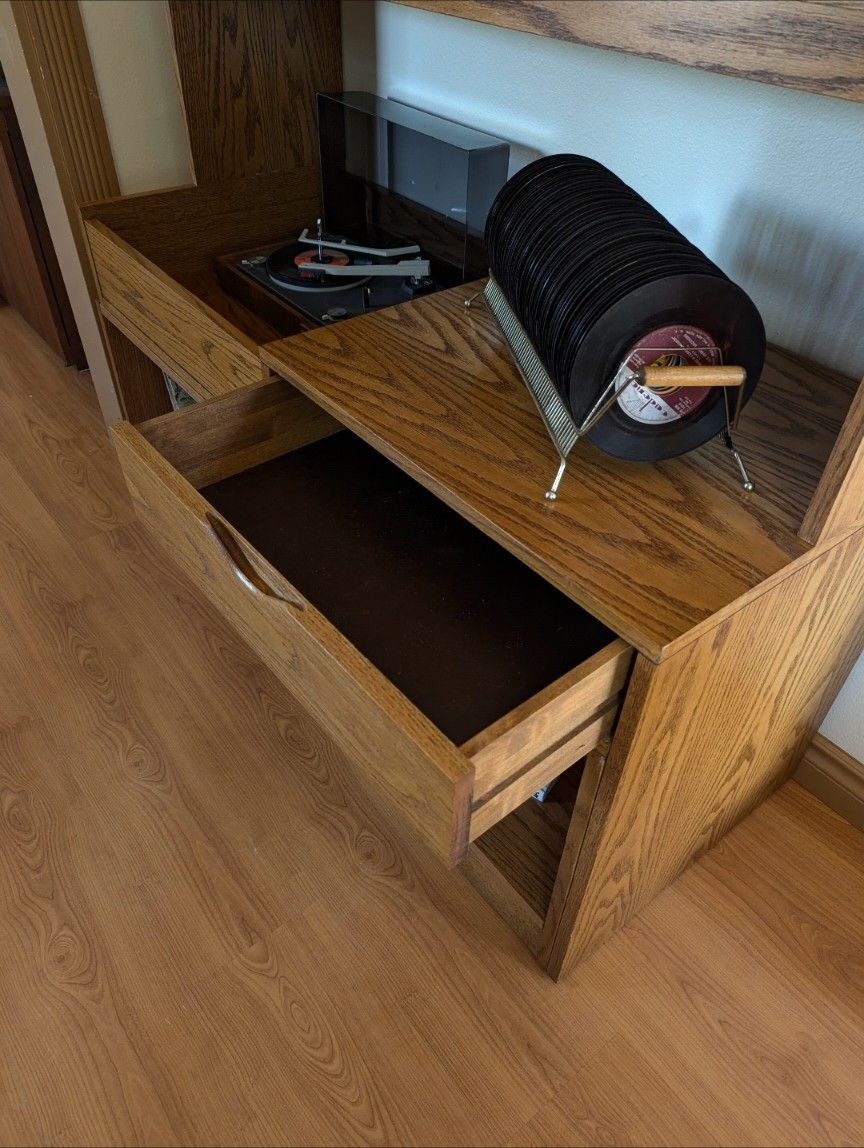Mid Century Danish Modern Modular Record Cabinet