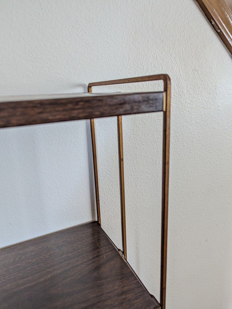 MCM Paul McCobb Style Tall Vintage Metal Bookshelf Display