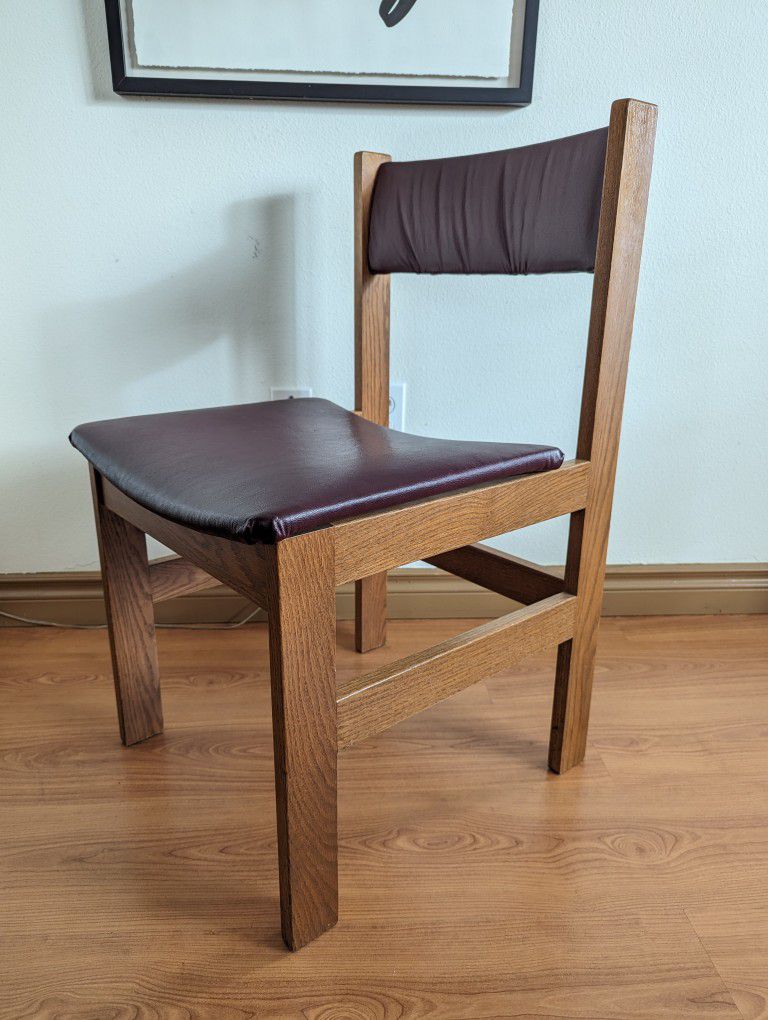 Scandinavian Designed Oak Side / Accent / Desk Chair by Doerksen & Gronau Ltd.
