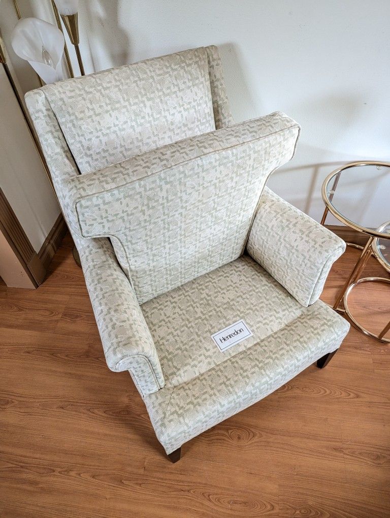 Mid Century Modern Upholstered Lounge Chair by Henredon