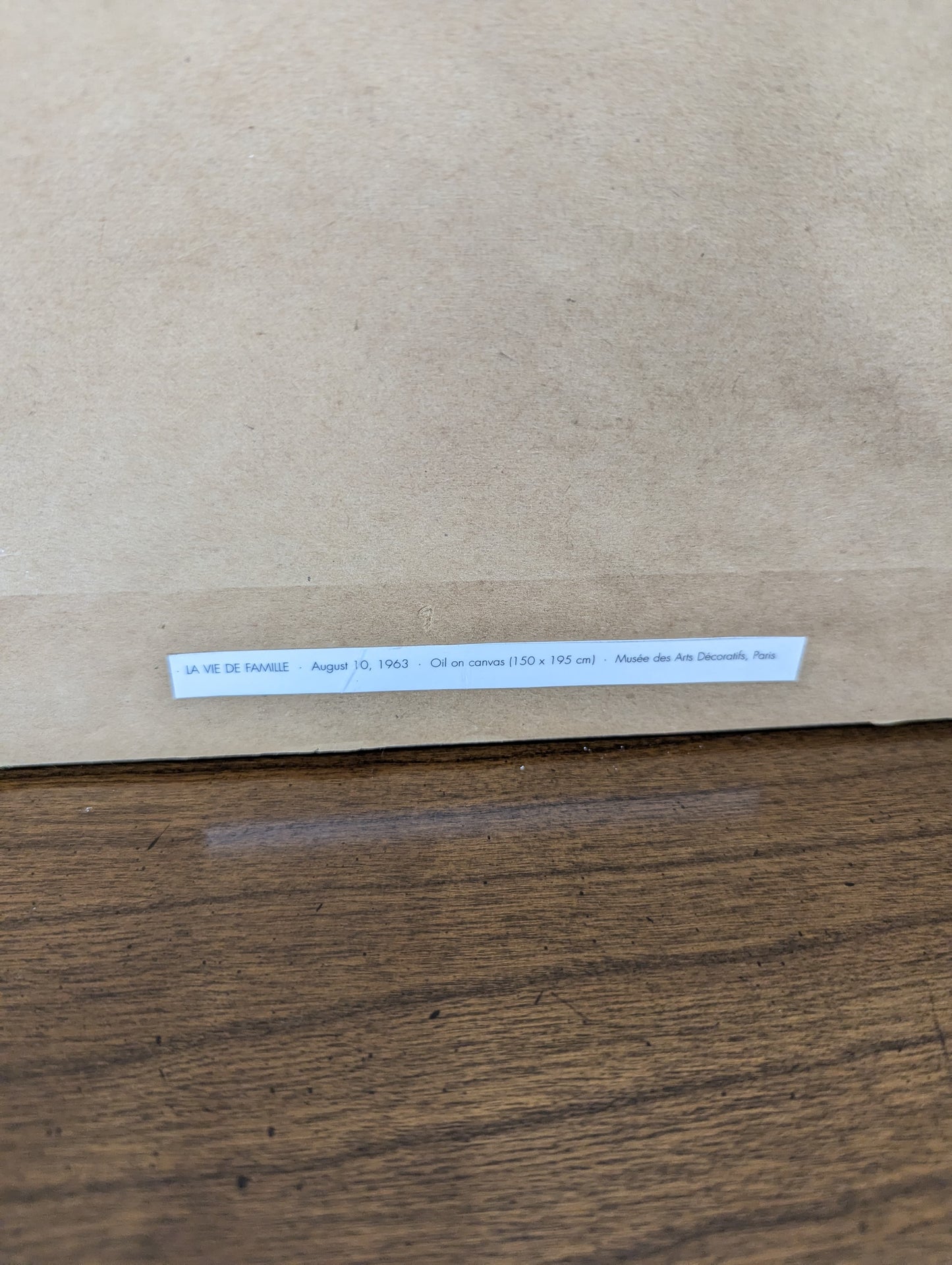 Jean Dubuffet - La Vie De Familie Print 1963