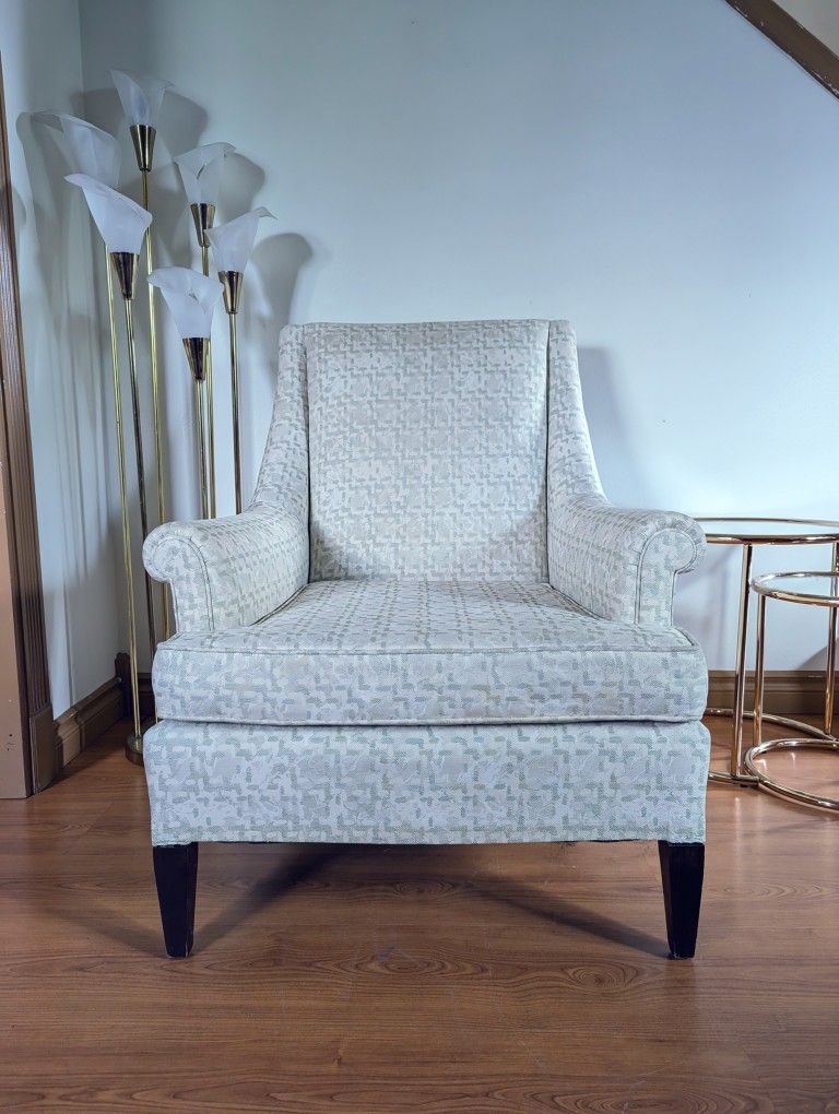 Mid Century Modern Upholstered Lounge Chair by Henredon