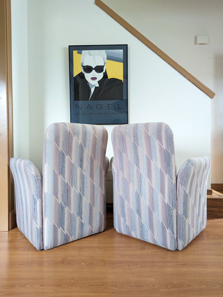 80's 90's Postmodern Vintage Chiclet Club Chairs – Grit City