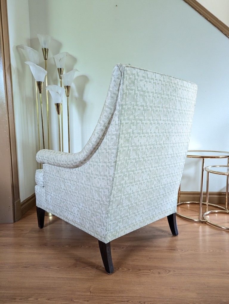 Mid Century Modern Upholstered Lounge Chair by Henredon