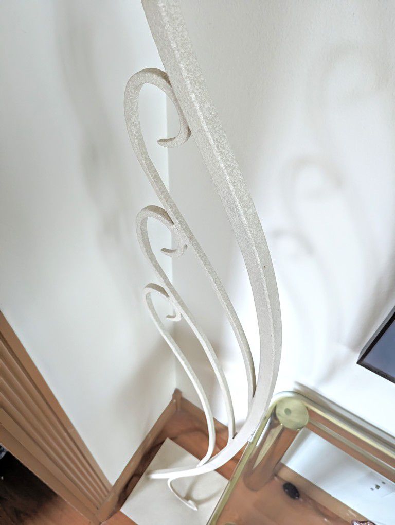 Vintage Postmodern Art Deco / Nouveau Peacock - Swan Floor Lamp Circa 1992 by Kichler