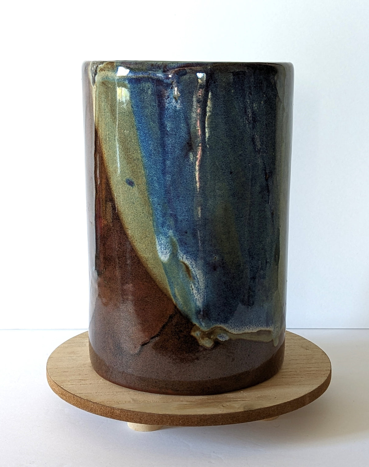 Glazed Drip Pottery by John Shedd
