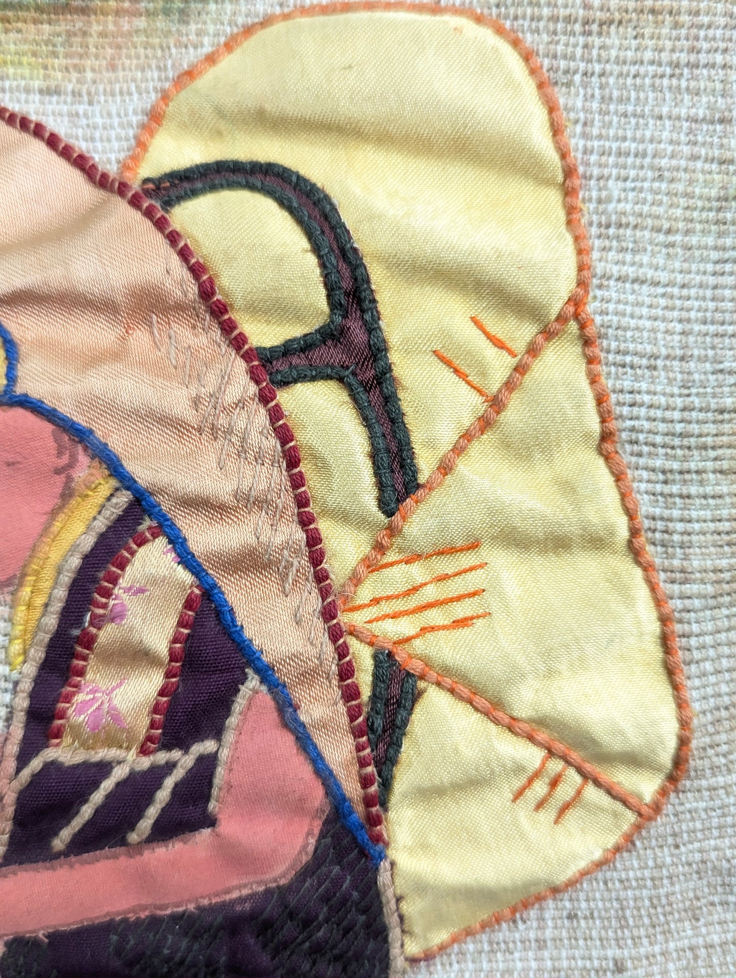 Gorgeous Hand Painted Tibetan Tapestry Wall Art